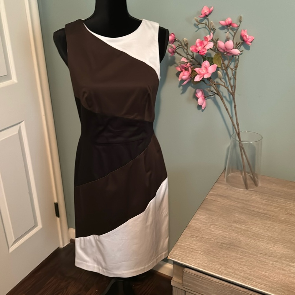 NWT WHBM Sheath Color Block Dress